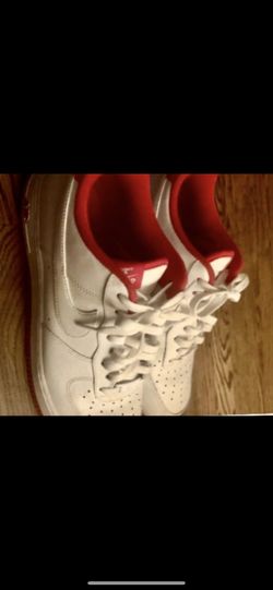 Nike airforce ones White n Red
