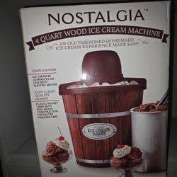 Nostalgia 4 Quart Ice Cream Maker