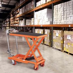 VEVOR Hydraulic Lift Table Cart