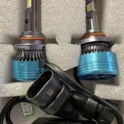 RCJ 9006/HB4 Fog Light Bulbs, 35000LM 6000K Cool White with Fan Headlight
