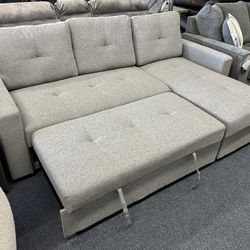 Gray Sectional Sleeper 