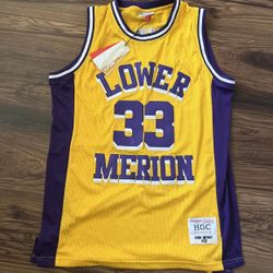 Kobe Bryant Headgear Jersey High School Lower Merion  Men Sz Large