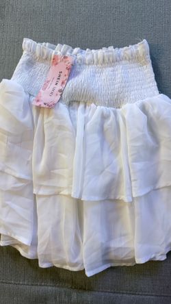 White skirt