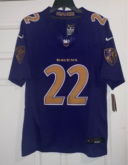 Derrick Henry #22 Baltimore Ravens Purple Rising Vapor Stitched Jersey Adult Men's Size Small New with tags