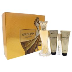 PARIS HILTON - GOLD RUSH 4PC SET ( W ) 3.4 OZ