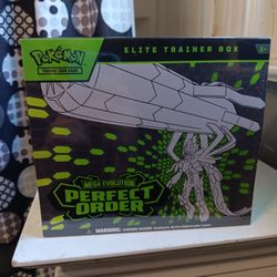 NEW ELITE TRAINER BOX MEGA EVOLUTIONS PERFECT ORDER 