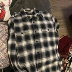 Men’s Lucky Brand Classic Fit long-sleeve flannel shirt, size M 