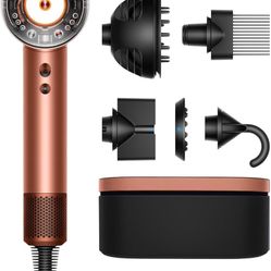 Dyson Supersonic Nural Hair Dryer HD16 Copper Open Box Full Set w/ Case