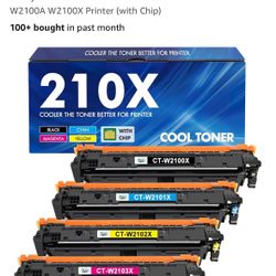 210X Toner Cartridges 4 Pack