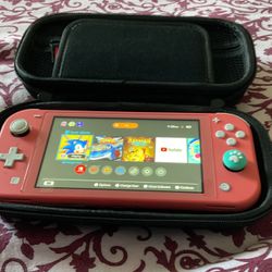 Nintendo Switch Lite Included In Asking Price Will Be The Original Charger + Soft Shell Protective Carrying Case + Sonic The Hedgehog Game + 