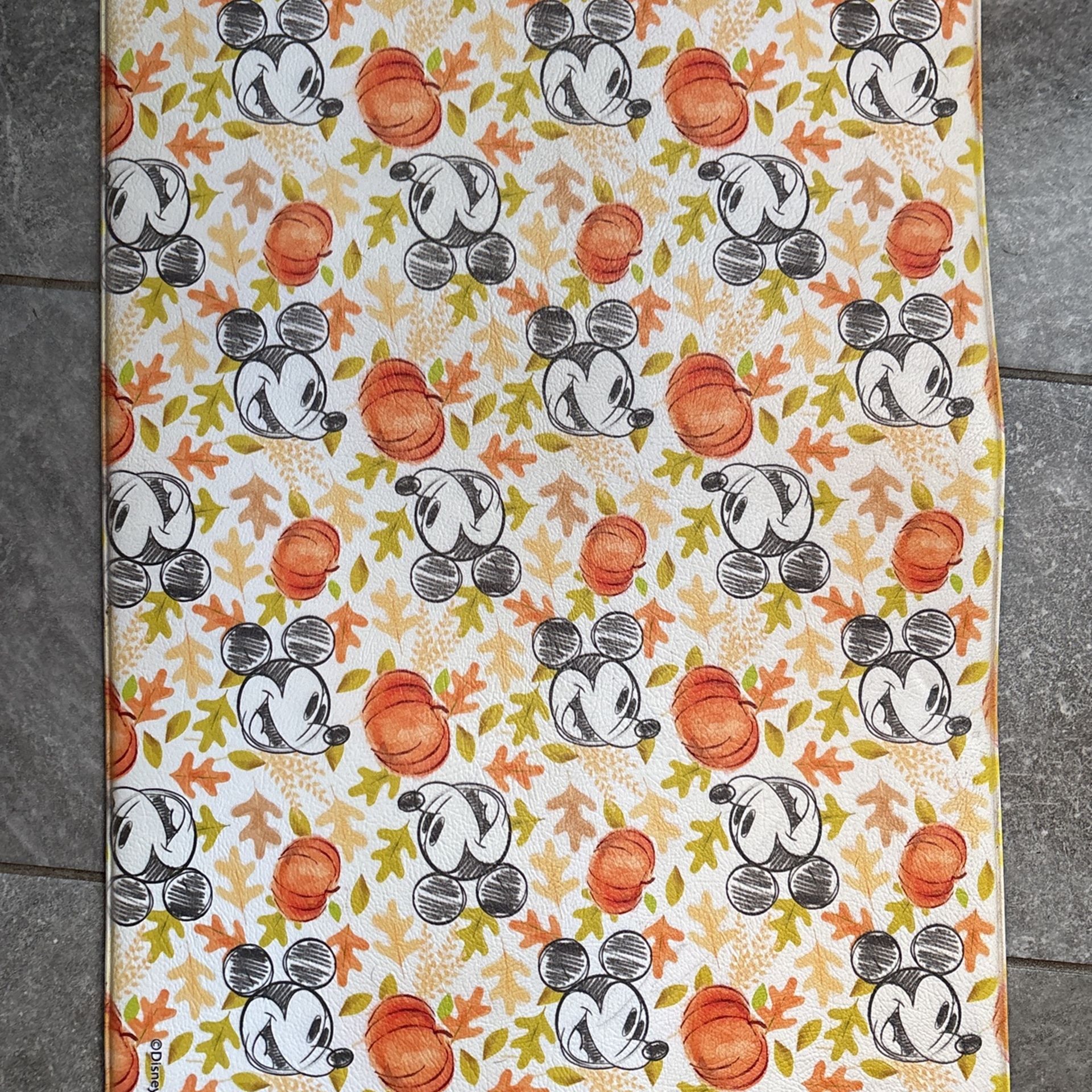 Mickey Pumpkin Kitchen Mat