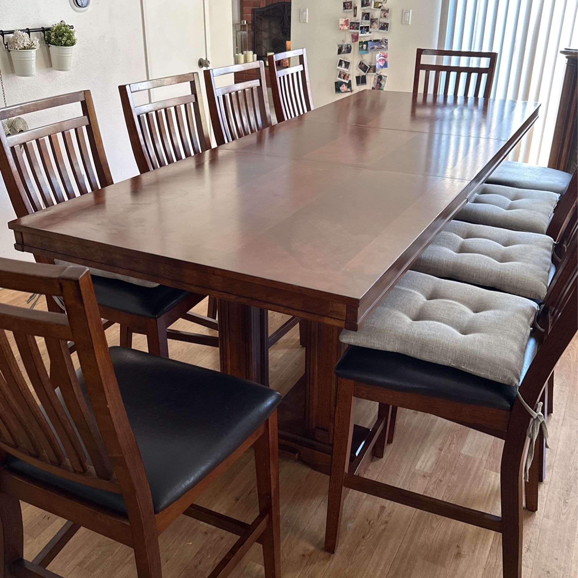 Dining Table With 10 Chairs!
