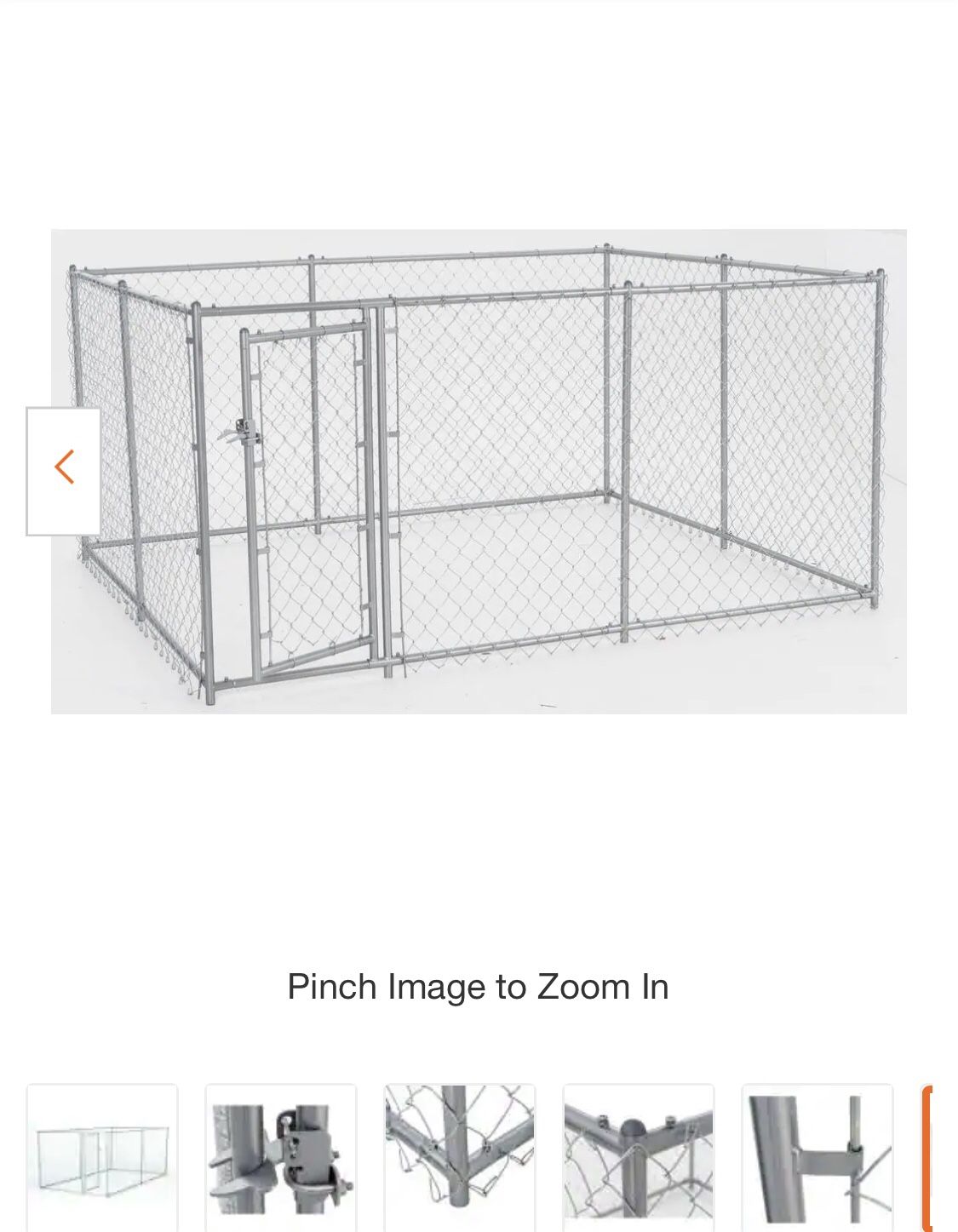 Dog kennel 10x10 X 6 H