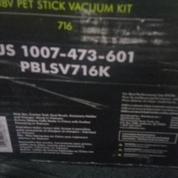 18volt pet stick vacuum kit