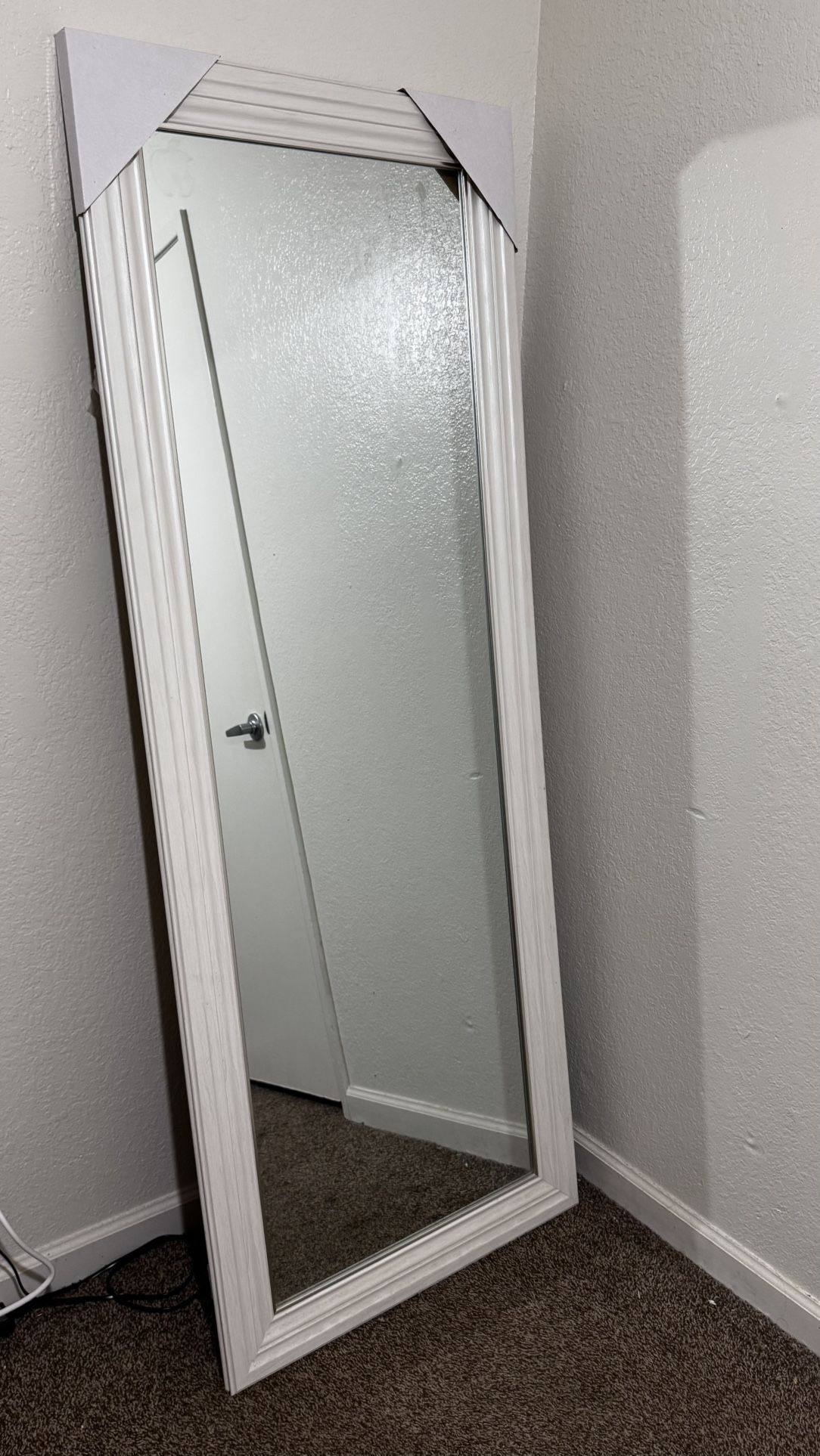 White Full Body Mirror