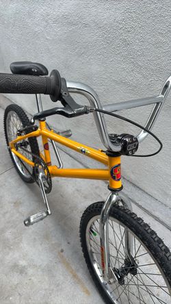 GT BMX Bike Yellow Chrome