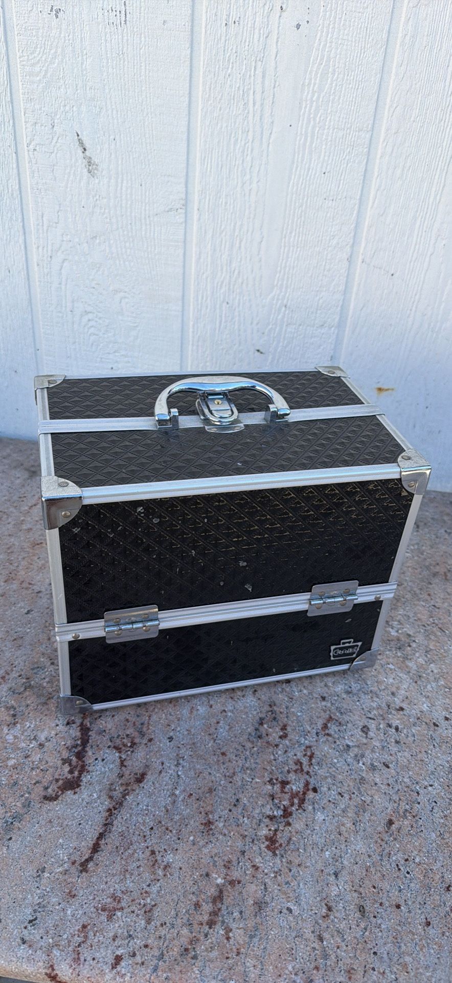 Black makeup box