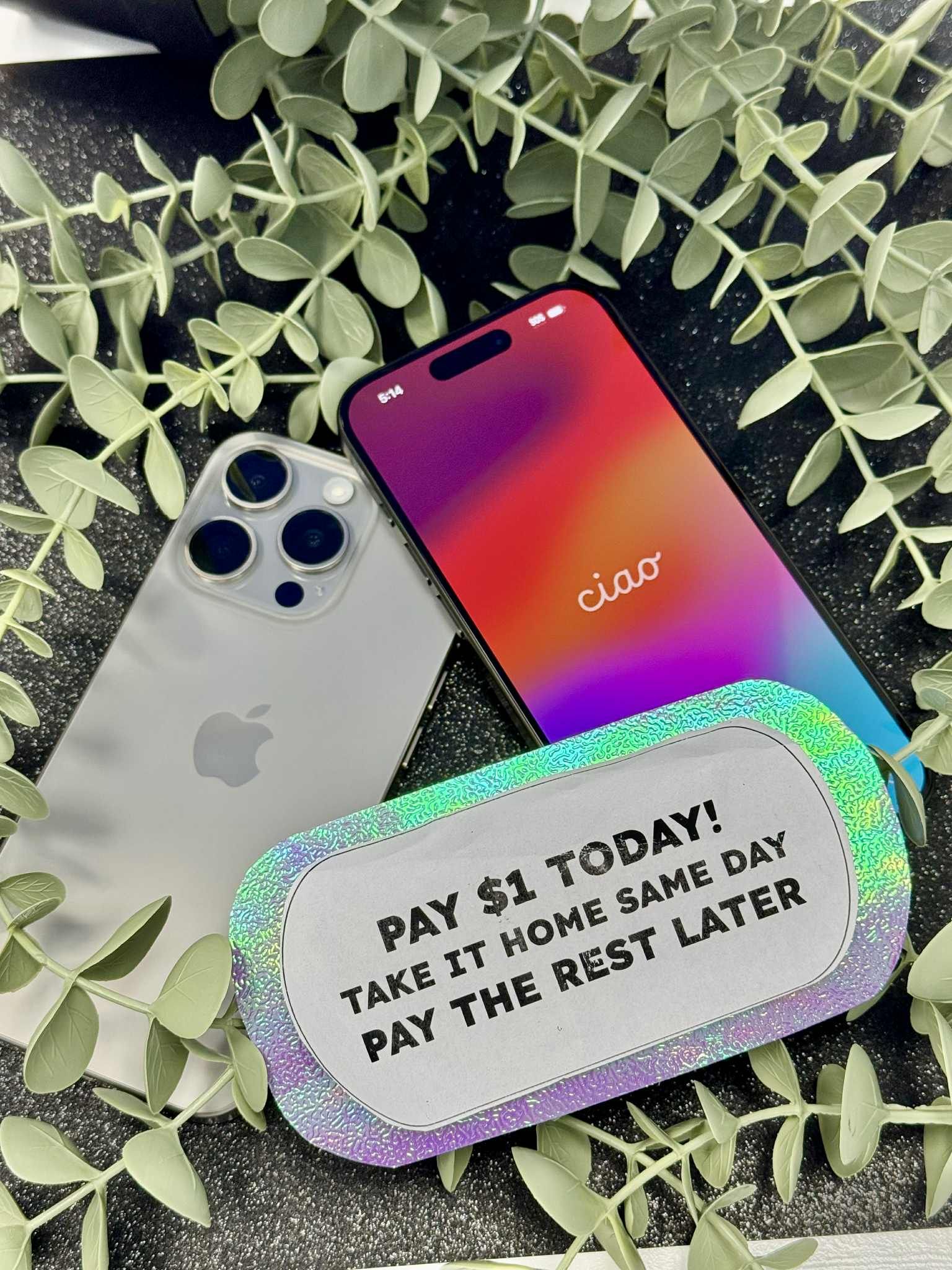 Apple iPhone 15 Pro - Pay $5 DOWN AVAILABLE - NO CREDIT NEEDED