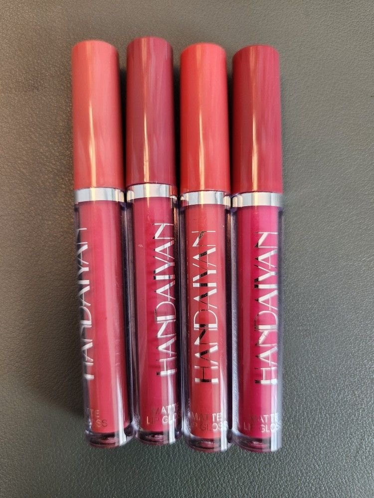 Set Of 4 Matte Lip Glosses By HANDAYAIN