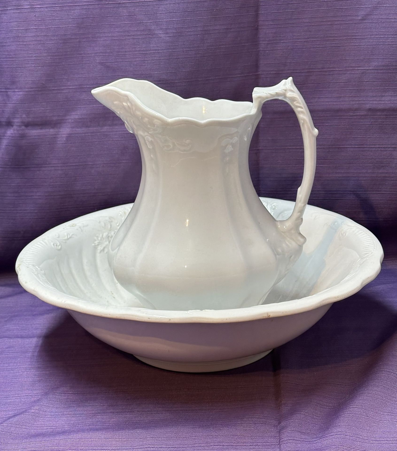 Pitcher and Wash Basin