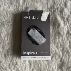 Fitbit Inspire 2 Health & Fitness Tracker - Black/Black, One Size (S & L Bands)