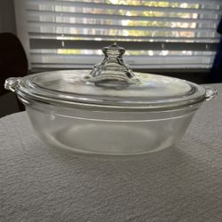 Vintage 1920's Pyrex Glass Roasting Dish