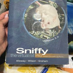 Sniffy 3.0 The Virtual Rat With CD Rom  CSUF 