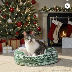 Vibrant Life Small Cuddler Pet Bed