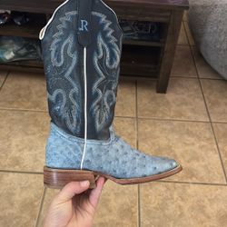 Ralston Ostrich Boots 