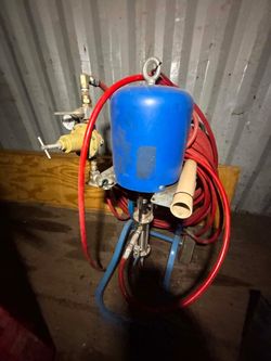 Heavy Duty Airless Paint Sprayer with Hose on Cart