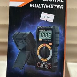Digital Multimeter DC AC Voltmeter with Case