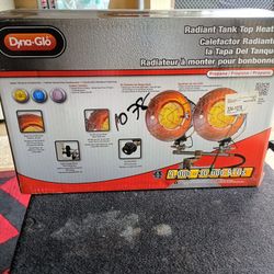 Dyna-Glo Double Burner 30,000 BTU Radiant Tank Top Propane Portable Heater