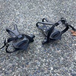 Toe Clip Road Bike Touring Pedals