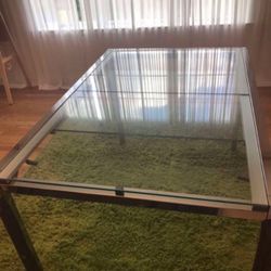 Glass Top Table 