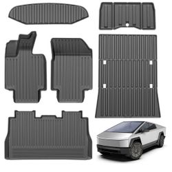 Set Of 6 Floor Mats for Tesla Cybertruck- 2023 2024 2025 Retails $165