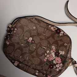 coach floral cross body