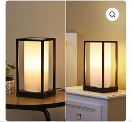 Set of two black table lamp, HLTL02L