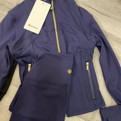 Lululemon Jacket And Shorts 