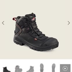 SIZE 8.5 RED WING THE CRV WATERPROOF LEATHER SAFETY TOE BOOTS BRAND NEW