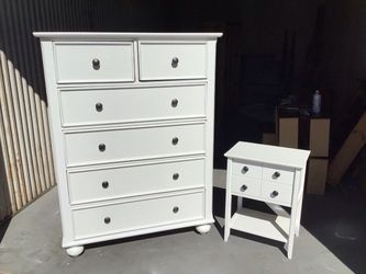 Tall dresser chest of drawers and nightstand
