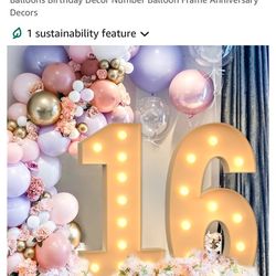Marquee Number 16