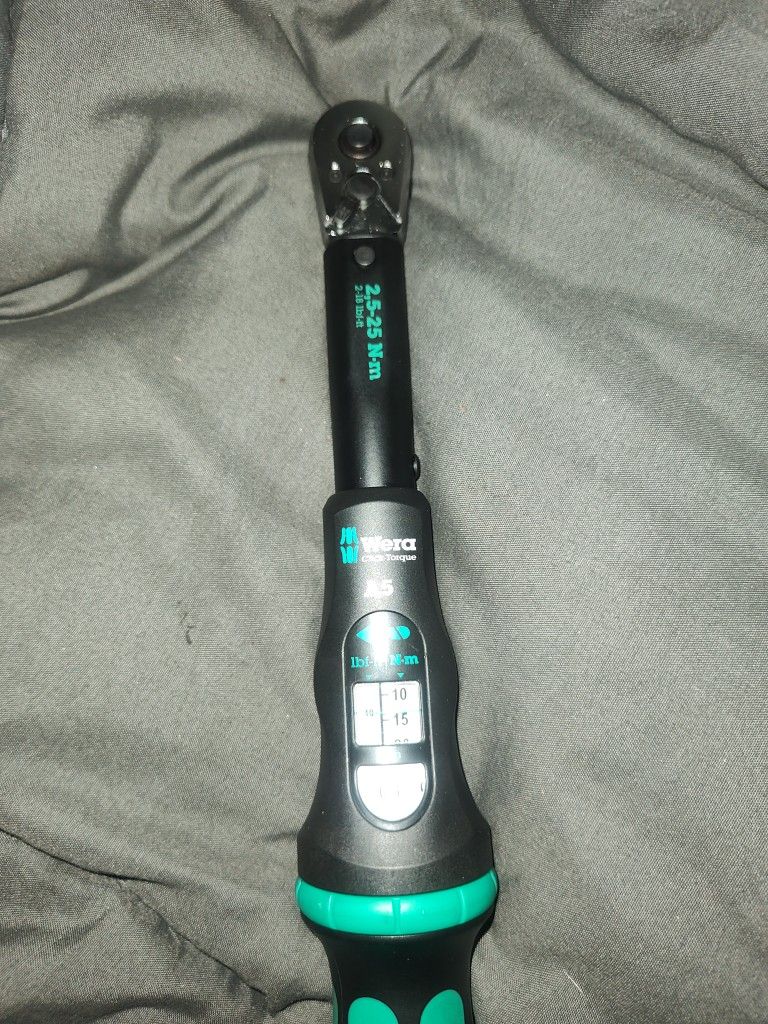 Wera A5 1/4 torque wrench 2.5-25Nm
