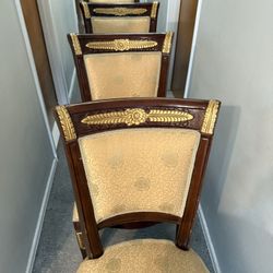 Vintage Italian Onyx Dining Set – Table + 6 Chairs – Delivery Available