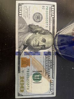 $100 Low Serial Number 2017