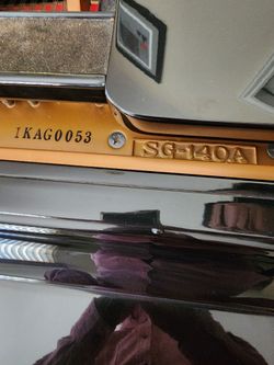 Baby grand piano