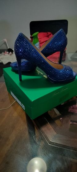 Beautiful blue high heels