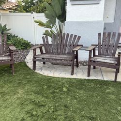 Wood Patio Area 