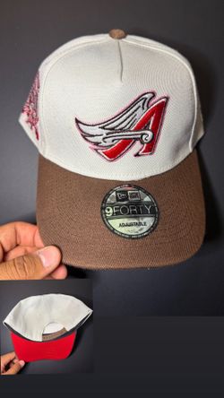 New Era Angels adjustable hat cream brown