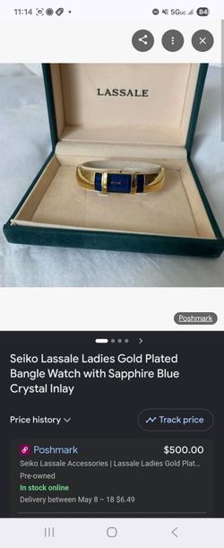 Lasalle Luxury Bengle Watch. $1,000+ msrp