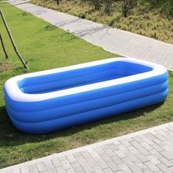 Inflatable Pool for Kids and Adults,Oversized Thickened Family Swimming Pool 305cm